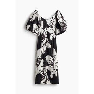 h&m beaded mesh dress Women's Black Bead-Embellished Maxi Dress